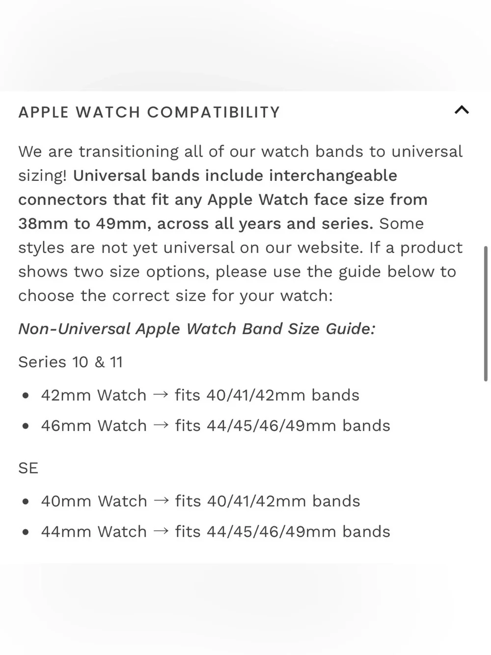 NWT Posh Tech/FreePeople Austin Star Leather Band for Apple Watch - Black/Gray